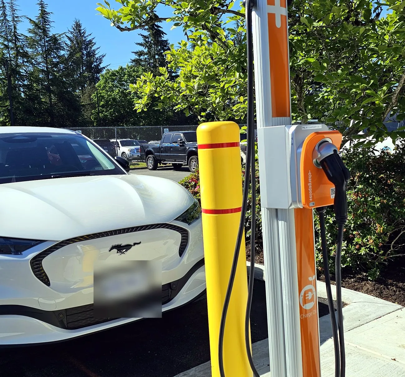 ChargePoint EV charging station at a BC strata property